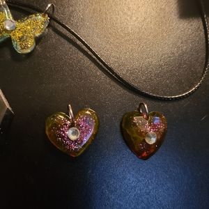 3 charms interchangeable necklace